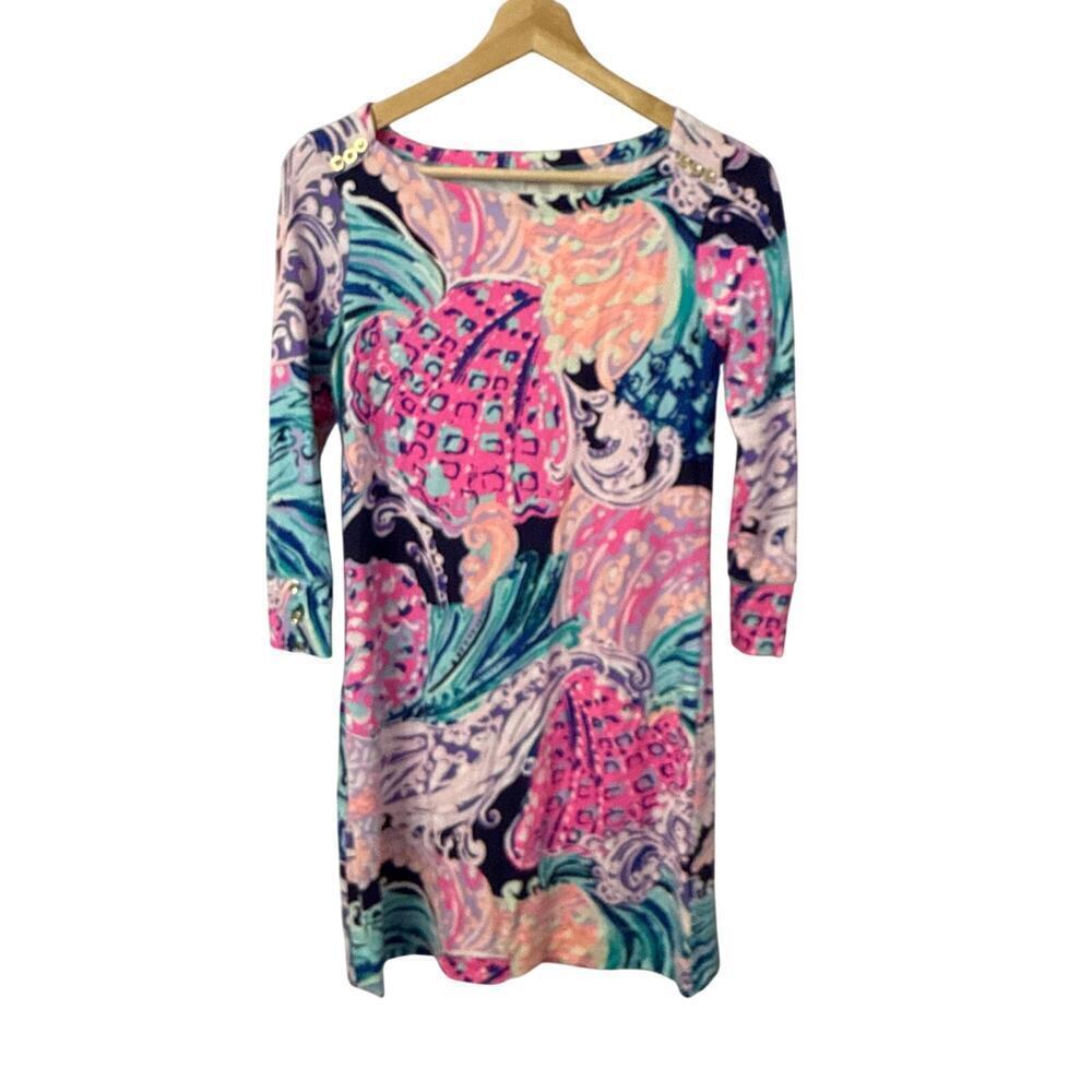 Lilly Pulitzer Sophie Dress XS All That She Wants Print Preppy Resort Beach